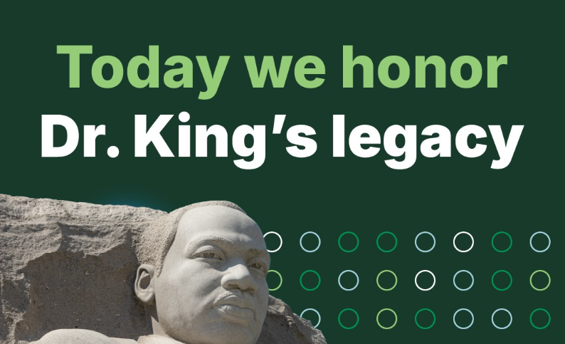 Today we honor Dr. King's legacy