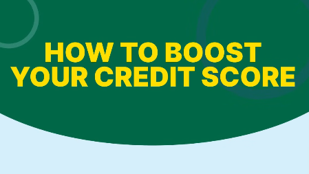How to boost your credit score